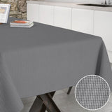 Brocos Stone - Jacquardgewebte abwaschbare Tischdecke mit rutschfester Unterseite, 160 cm breit