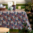 Lola Wachstuch Tischdecke - Butterflys Buffet Morning Blues