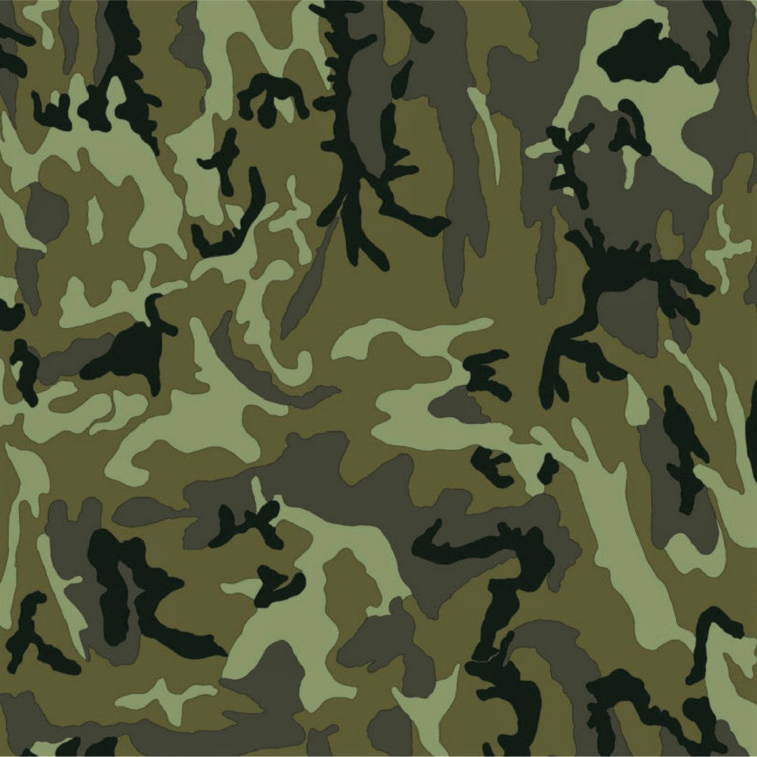 Camouflage – Abwaschbare Tischdecke mit Camouflage-Muster