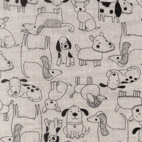 Cani Divertenti e Carini – Abwaschbare Tischdecke mit süßen und lustigen Hunden