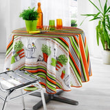 Runde Tischdecke – Catalan, orange