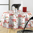Cerise – Runde Wachstuch-Tischdecke mit Kirschen am Stiel, Ø 155 cm