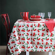 Cherry - Abwaschbare Tischdecke mit Kirschen - 155 cm breit