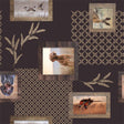 Colvert Taupe - Wachstuch Tischdecke mit Jagdmotiven