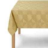 Compliments Wind Damasttischdecke, Messing - 150 x 250 cm