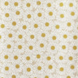 Daisy - Naturfarbene abwaschbare Tischdecke mit weißen Margeriten