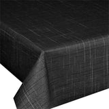Damero Liso abwaschbare Tischdecke – schwarz