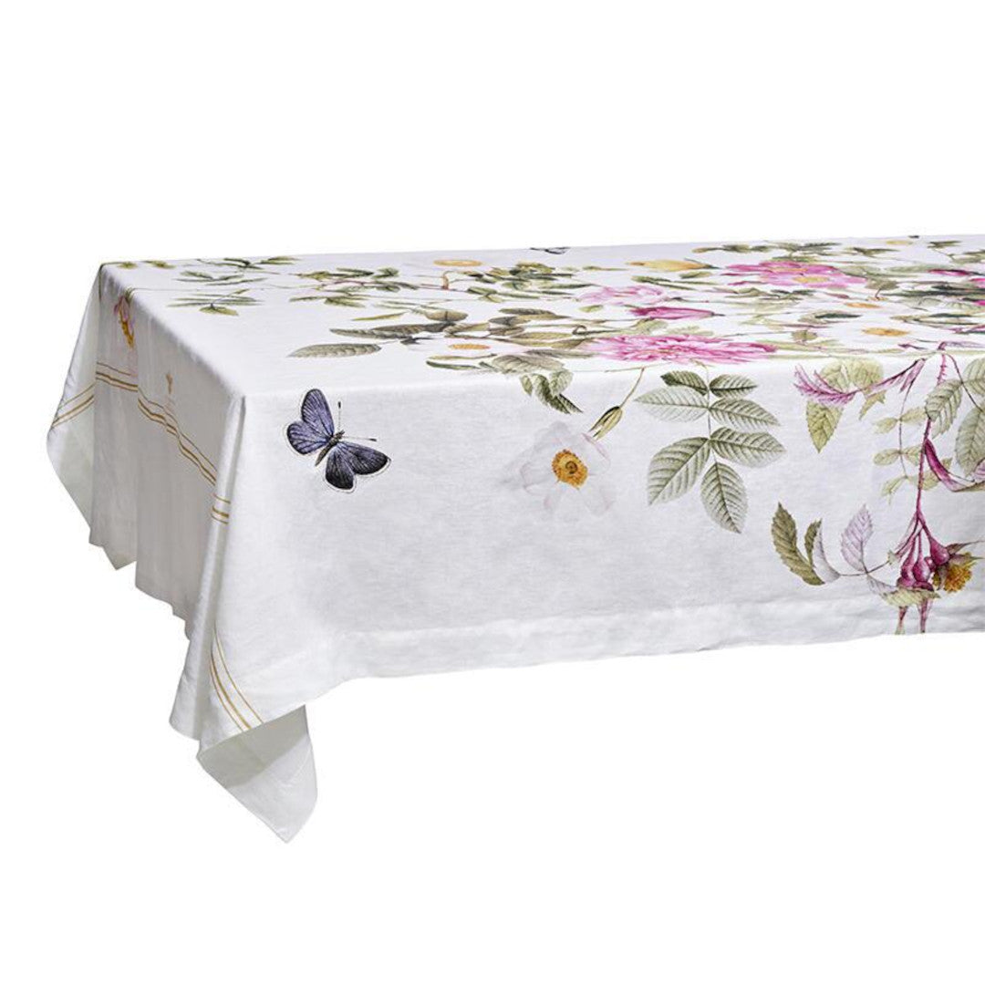 Leinentischdecke Rose Flower Garden 145 x 350 cm – Jim Lyngvild, Modell