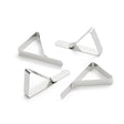 Tischdeckenklammern aus Edelstahl, Silber – 4er-Set