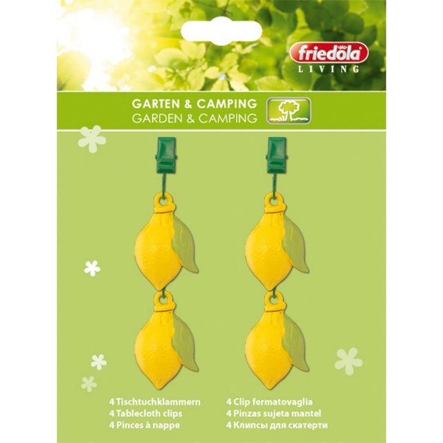 Tischdeckenbeschwerer Citron – 4er-Set