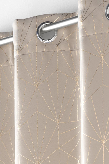 Eclat Taupe – Verdunkelungsvorhang 140 x 260 cm, Nahaufnahme