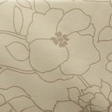 Elegant Blomst – Wachstuch Tischdecke in Beige, Muster