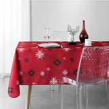 Enchante Rot - Fleckabweisende Weihnachtstischdecke, 150 x 240 cm