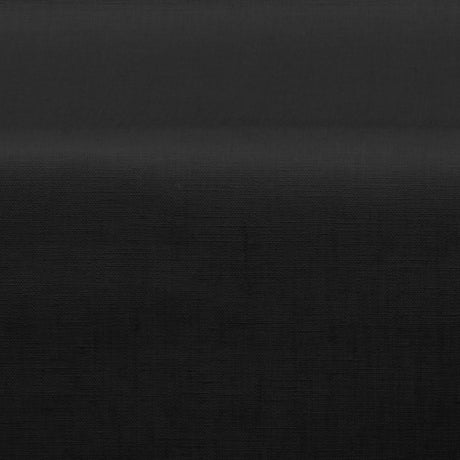 Einfarbige abwaschbare Tischdecke aus 100 % Leinen - 140 cm breit - Schwarz
