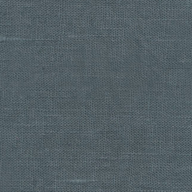 Einfarbige acrylbeschichtete Leinentischdecke - 140 cm breit - Blau