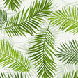 Feuilles Green - Wachstuch Tischdecke mit schönen grünen Palmblättern