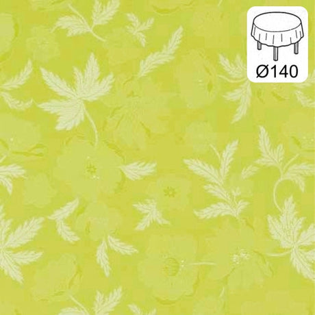 runde Wachstuch-Tischdecke Ø 140 cm – Diamond Grün