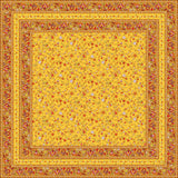 Fleurs Des Champs Gelb - Rechteckige Provence-Tischdecke 160 x 160 cm, Motiv