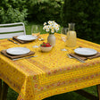 Fleurs Des Champs Gelb - Rechteckige Provence-Tischdecke 160 x 300 cm