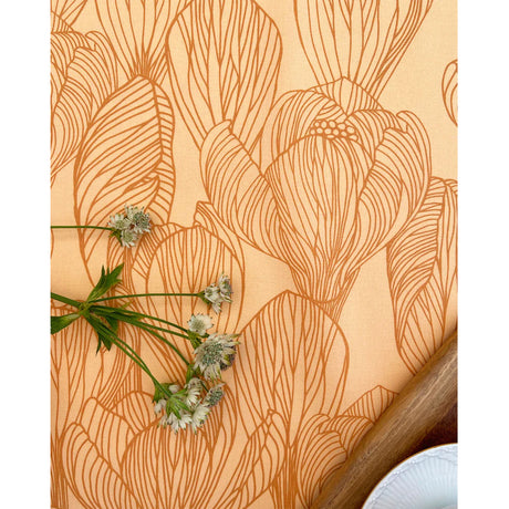Flora Golden - Notes by Susanne Schjerning - abwaschbare Tischdecke