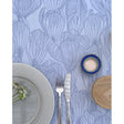 Flora Helikon Blau - Notes by Susanne Schjerning - abwaschbare Tischdecke