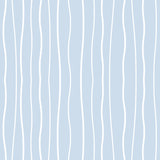 Fluvio Aqua – Wachstuch Tischdecke mit beruhigenden Wellen im skandinavischen Design, Muster