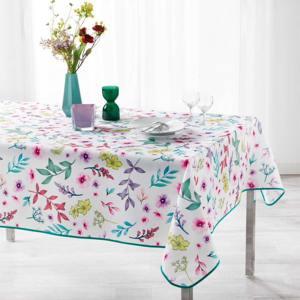 Freshy Weiß, fleckabweisende Tischdecke, 150 x 240 cm