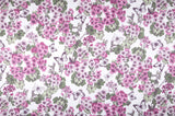 Geranium - Abwaschbare Tischdecke mit schönen rosa Blüten, 155 cm breit
