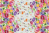 Giardino Fiorito, Blumengarten, Wachstuch Tischdecke mit schönen Blumen