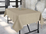 Goya Beige – jacquardgewebte abwaschbare Tischdecke, 140 cm breit_1