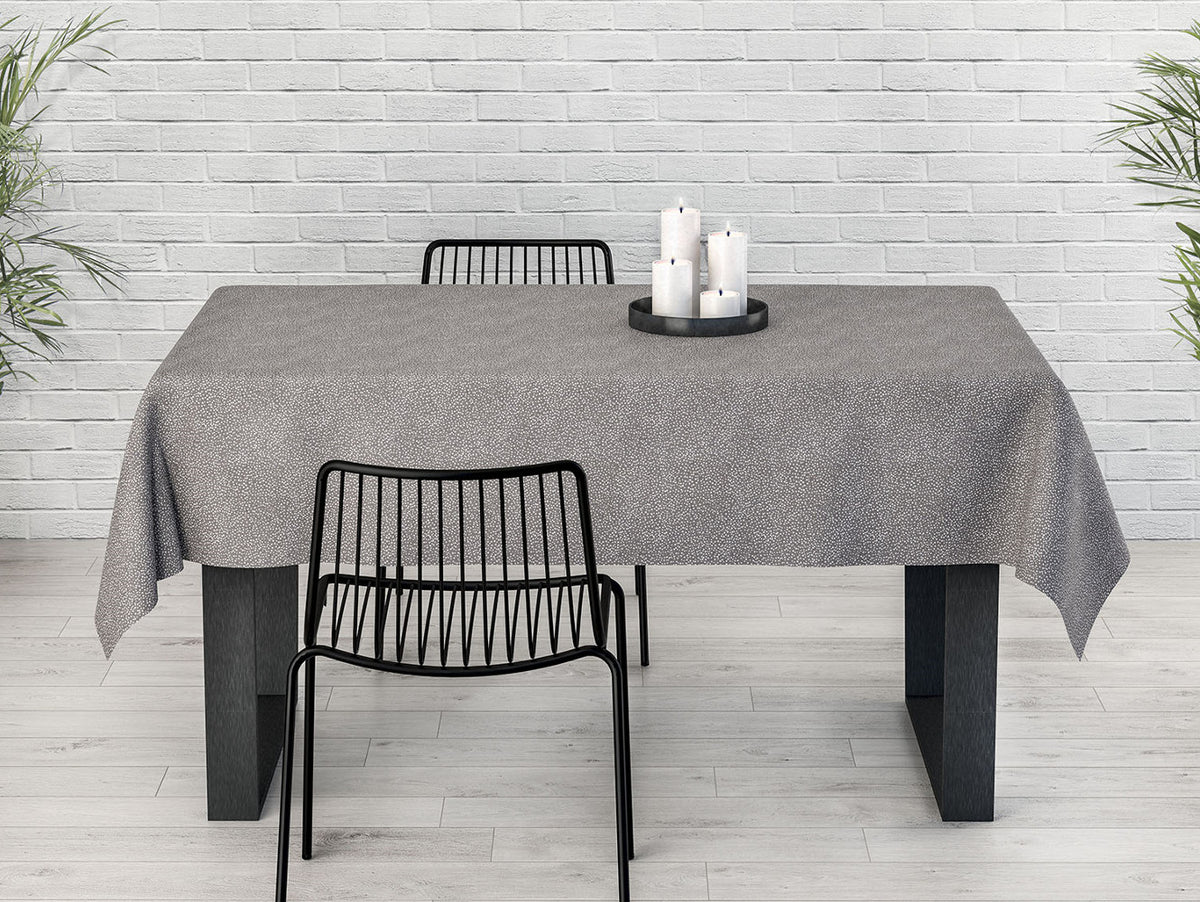 Goya Coffee - Jacquardgewebte abwaschbare Tischdecke, 180 cm breit_1