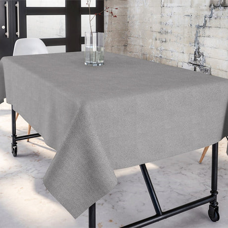 Goya Grau – jacquardgewebte abwaschbare Tischdecke, 160 cm breit_1