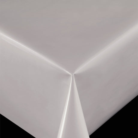 Trend Uni Grau – einfarbige, PVC-freie Wachstuch Tischdecke