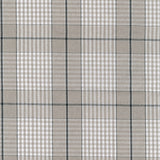 Graue Nordisk Olmer-Karo – Abwaschbare Tischdecke in rustikaler Leinenoptik, Muster