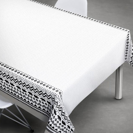 Södahl Graphic Winter - Abwaschbare Tischdecke aus 100% Baumwolle mit rutschfester Unterseite