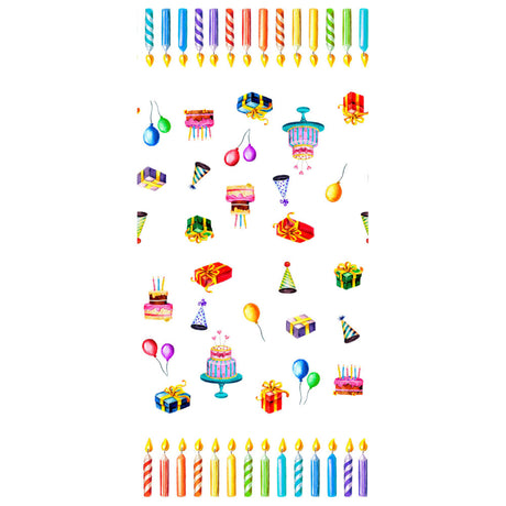 Happy Birthday – Geburtstagstischdecke – mitreißend festliche abwaschbare Tischdecke
