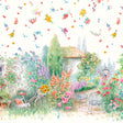 Il Giardino Magico – abwaschbare Tischdecke mit einer Fülle von Blumen