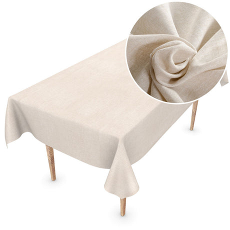 Jack Tovaglia Natur - Rechteckige Tischdecke 140 x 240 cm, fleckabweisend