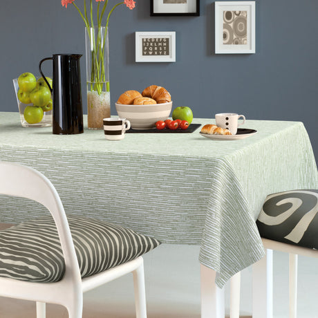 Japoni Green Tea – Wachstuch Tischdecke mit Japandi-inspiriertem Design, Ambiente