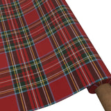 Abwaschbare Weihnachtstischdecke Tartan Rot – klassisch mit schottischen Wurzeln