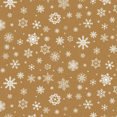 Wachstuch Tischdecke für Weihnachten - Det Sner I Ørkenen, Goldfarben