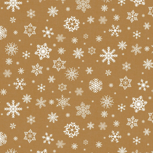 Wachstuch Tischdecke für Weihnachten - Det Sner I Ørkenen, Goldfarben