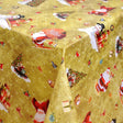 Wachstuch Tischdecke für Weihnachten Merry Christmas - Goldene Weihnacht, 140 cm breit