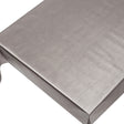Wachstuch Tischdecke für Weihnachten – einfarbig, Zinn-Metallic