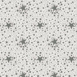 Sternenhimmel - Wachstuch Tischdecke für Weihnachten mit Sternen - Silber, 140 cm