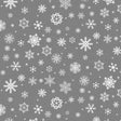 Wachstuch Tischdecke für Weihnachten – Dämmerungsschnee, Silbergrau