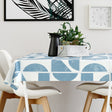 Keta – Wachstuch Tischdecke mit geometrischem Retro-Design