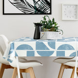 Keta – Wachstuch Tischdecke mit geometrischem Retro-Design