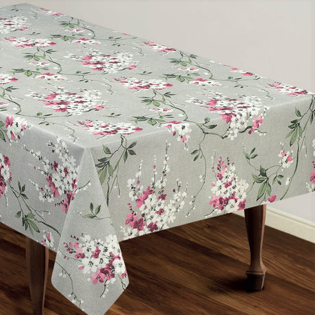 Wachstuch Tischdecke – Kirschblüte Rosa, 160 cm breit