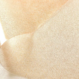 Tischfolie transparent mit Goldglitter
